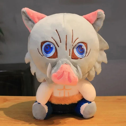 Demon Slayer Plush Dolls Lovely Anime Kimetsu No Yaiba Kamado Tanjirou Nezuko Zenitsu Kyoujurou Toys Kids Gifts 20cm